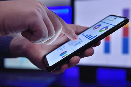 Active social media management showing consistent posting and engagement on a smartphone screen for a construction brand.