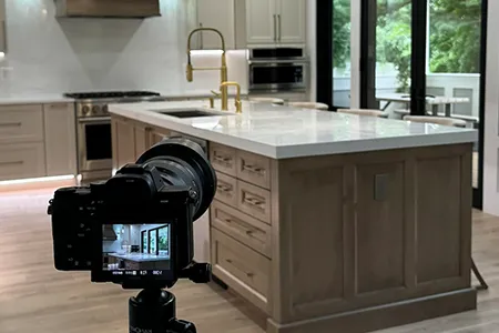 Technical photography and video asset documentation for construction projects.